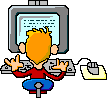 Guy at computer