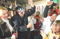 In the election for the Iwate Prefectural Assembly, pro wrestler Masanori Murakawa, better known as The Great Sasuke, was elected in the constituency covering Morioka.