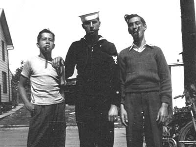 Papa Boyd, Uncle JD, & Junie Bitner, circa way back when.