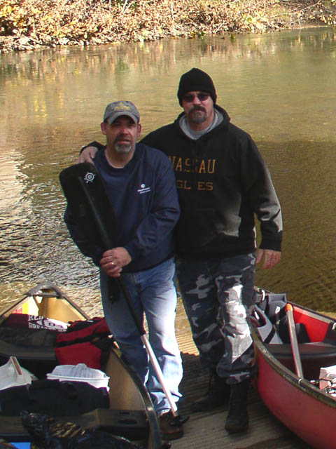 Doug and Bill on the Coal River canoe trip of 2006.