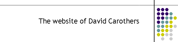 The website of David Carothers