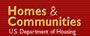 Logo links to Homes and Communities