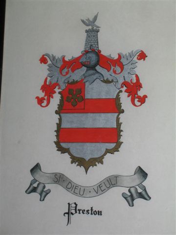 Another Version of the Preston Coat of Arms