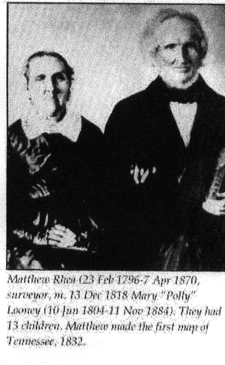 Picture of Matthew Rhea and his wife Mary 