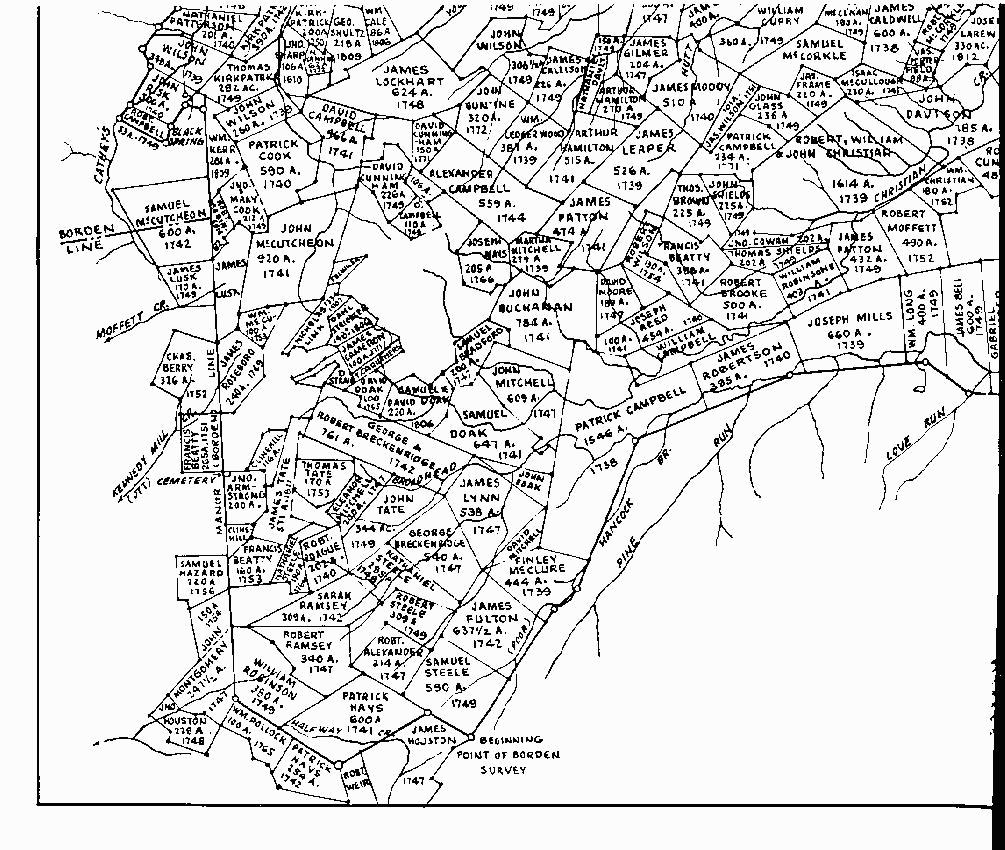 South West Quadrant of the Beverley Patent of 1736