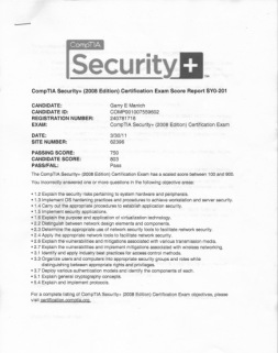 security+certified