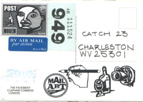 Address side of post card