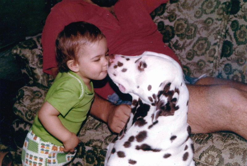 Julie and her dog