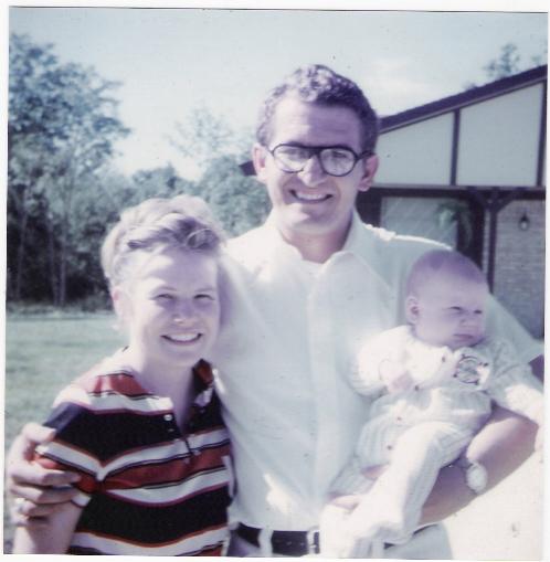 David and wife Melba with baby Leif