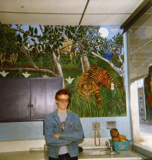 Justin's Tiger Painting