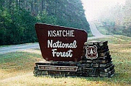 Kisatchie National Forest sign photo