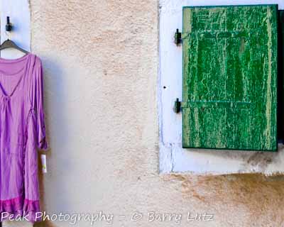 Window and Dress - Corfu