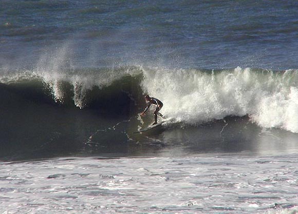 [Photo of surfer, December 1999]