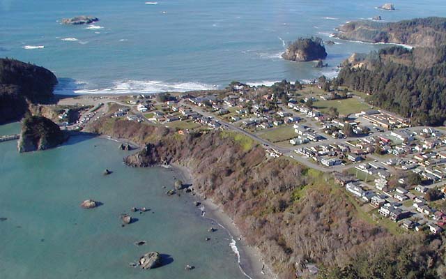 [Photo showing parking for Trinidad Head]