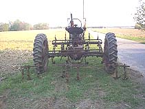 Rear view of H with cultivators