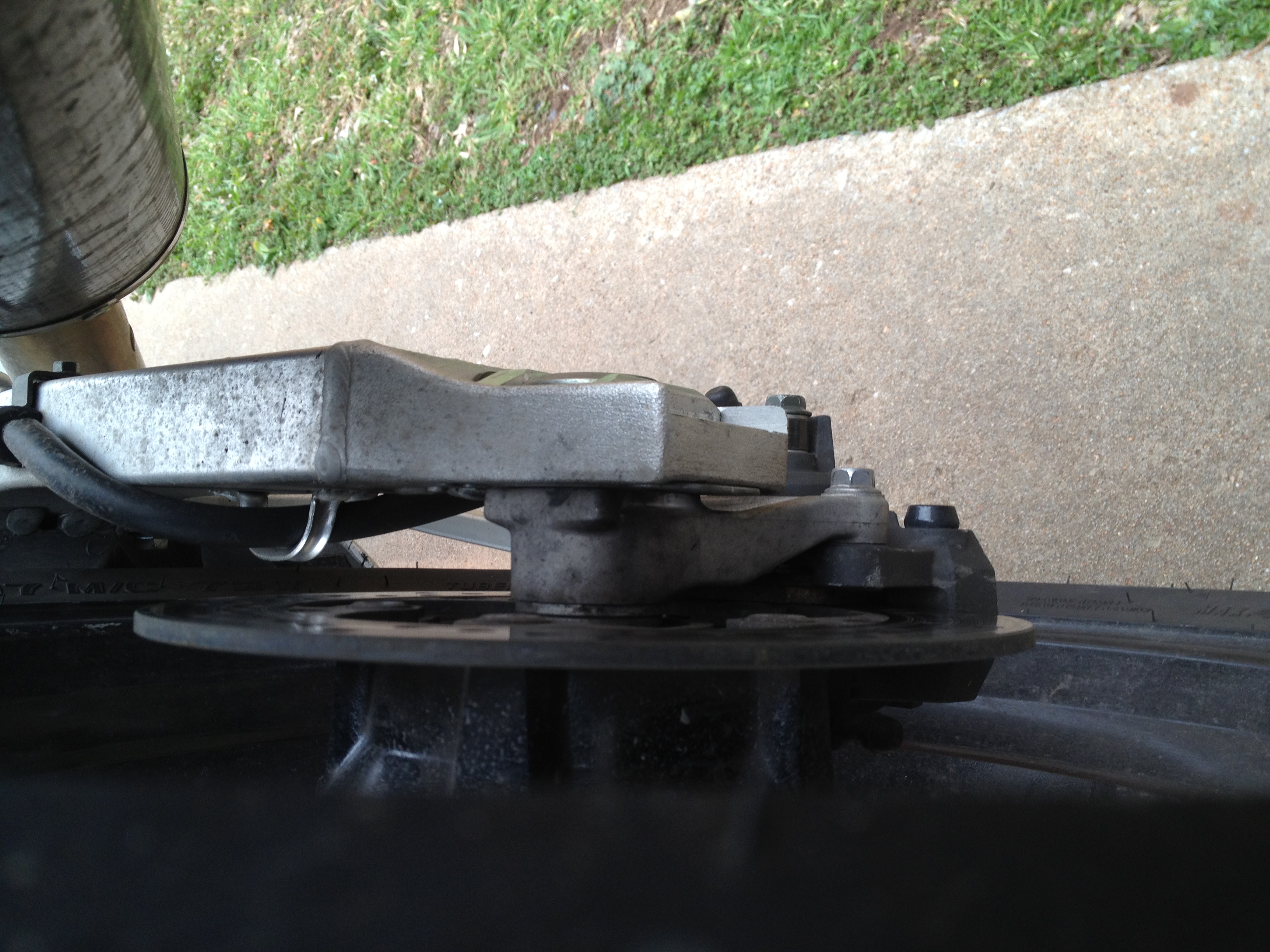 Rear Brake Locking Up After Tire Change Suzuki GSXR Motorcycle