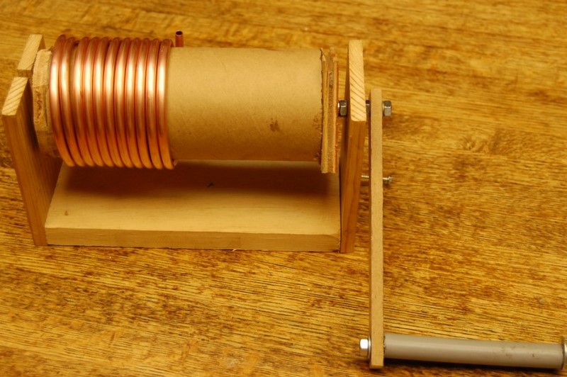 Photo of coil winder